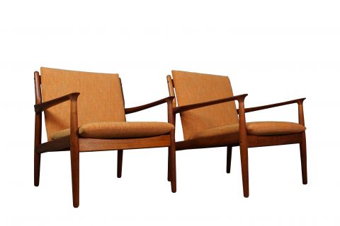 Grete Jalk Glostrup Easy Chairs