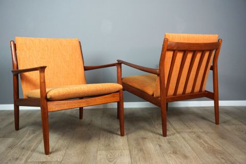 Grete Jalk Glostrup Easy Chairs