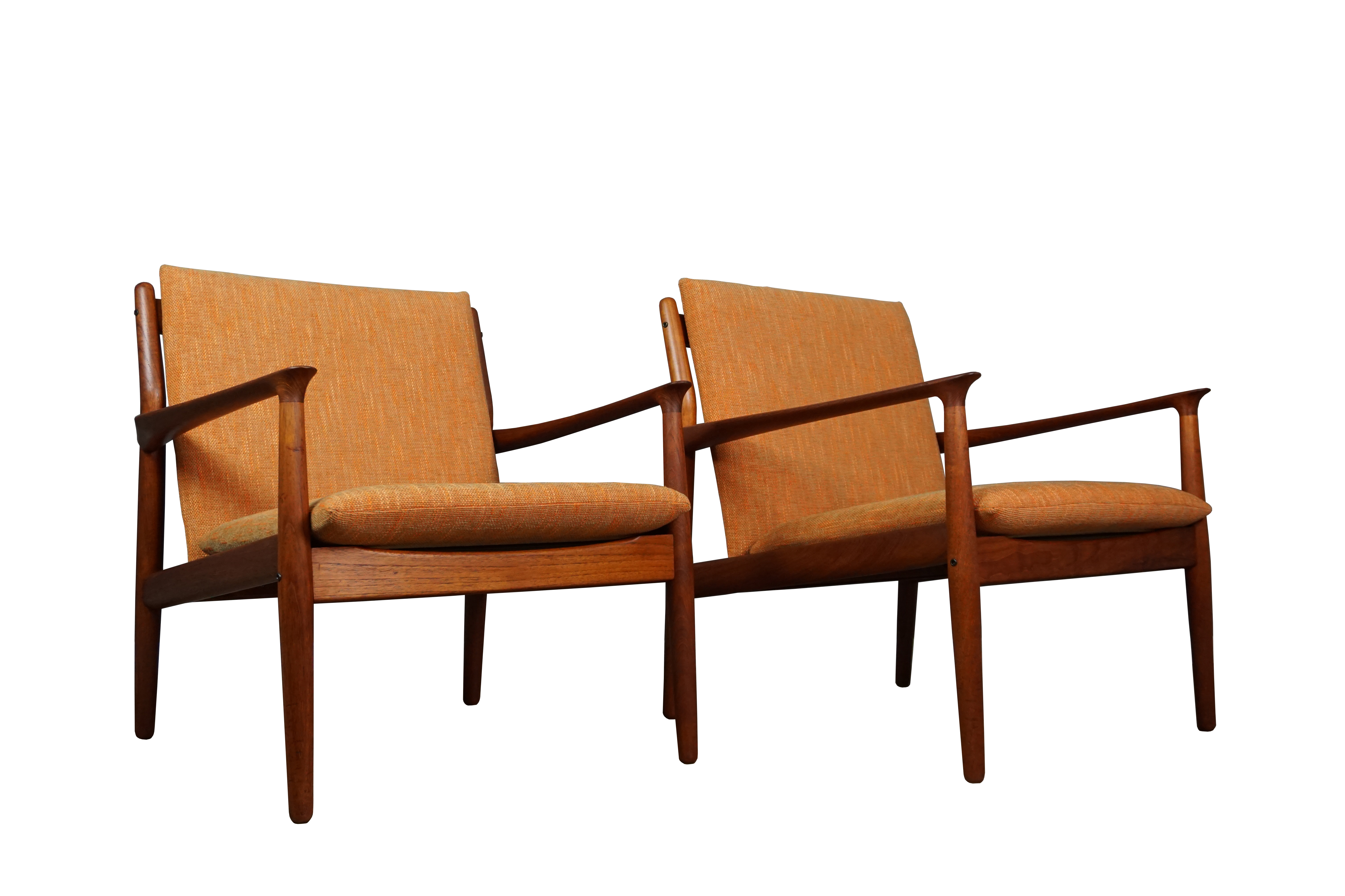 Grete Jalk Glostrup Easy Chairs