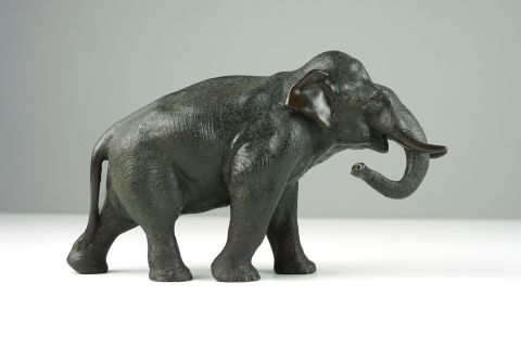Japan Meiji Period    Bronze Elephant