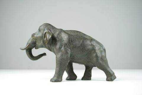 Japan Meiji Period    Bronze Elephant