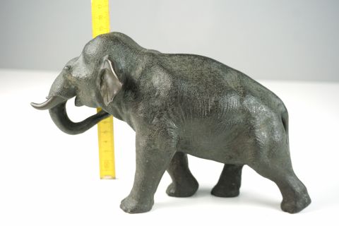 Japan Meiji Period    Bronze Elephant