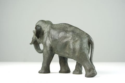 Japan Meiji Period    Bronze Elephant