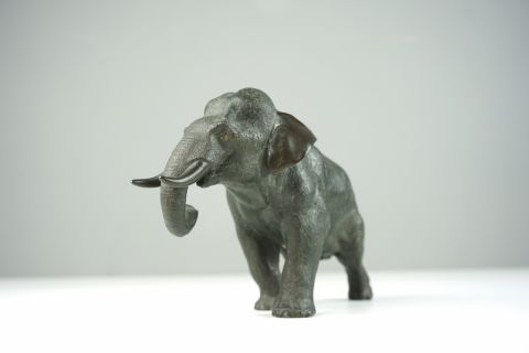Japan Meiji Period    Bronze Elephant