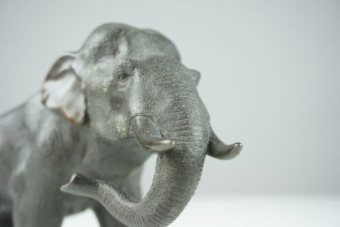 Japan Meiji Period    Bronze Elephant