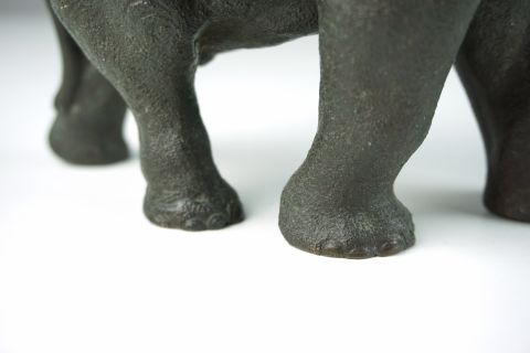 Japan Meiji Period    Bronze Elephant
