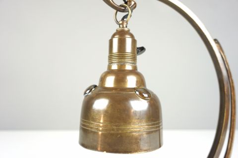 Jugendstil Art Nouveau Tisch & Wandlampe