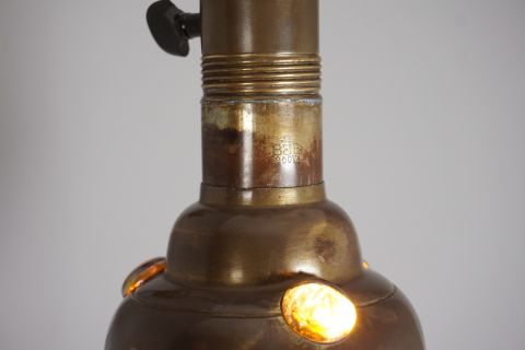 Jugendstil Art Nouveau Tisch & Wandlampe