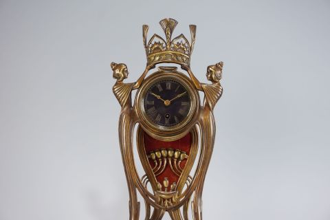 Jugendstil Art Nouveau Clock