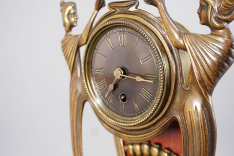 Jugendstil Art Nouveau Clock