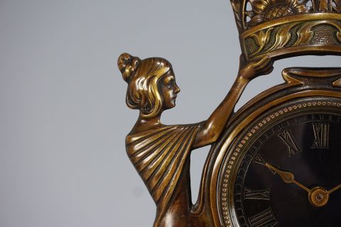 Jugendstil Art Nouveau Clock