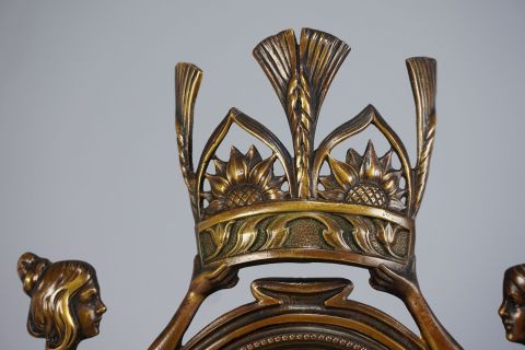 Jugendstil Art Nouveau Uhr