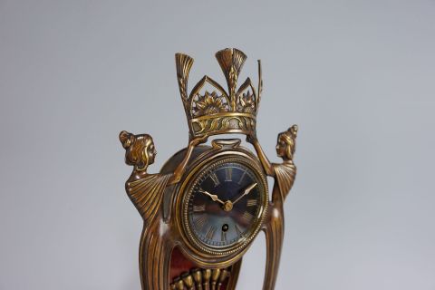 Jugendstil Art Nouveau Uhr