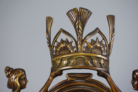 Jugendstil Art Nouveau Clock