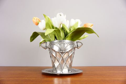 Jugendstil Champagner Kühler / Blumenvase