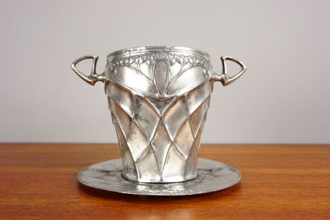 Jugendstil Champagner Kühler / Blumenvase
