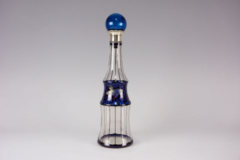 Jugendstil Karaffe Glasfachschule Haida