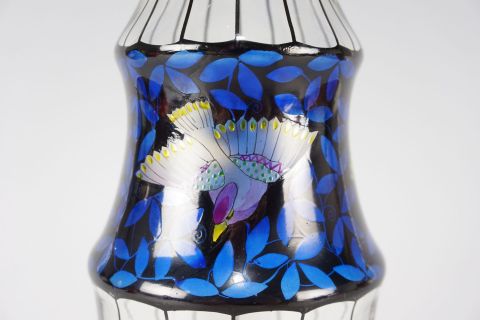 Art Nouveau caraf Haida Glass school