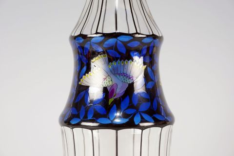 Art Nouveau caraf Haida Glass school