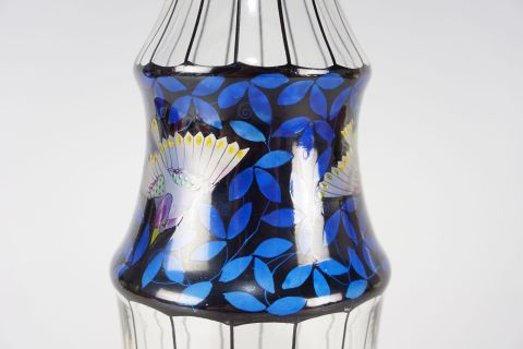 Art Nouveau caraf Haida Glass school
