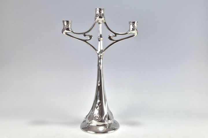 Jugendstil Kayserzinn Candlestick