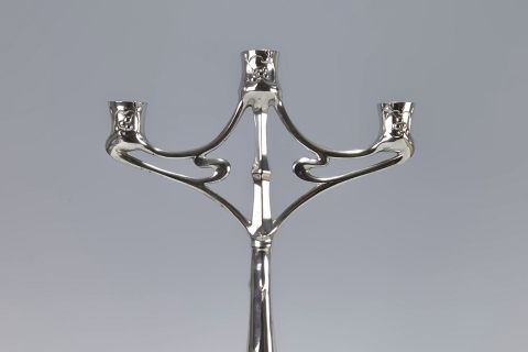 Jugendstil Kayserzinn Candlestick