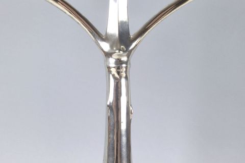 Jugendstil Kayserzinn Candlestick