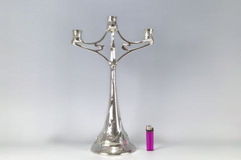 Jugendstil Kayserzinn Candlestick