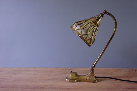 Art Nouveau Jugendstil lamp Bausch & Lomb