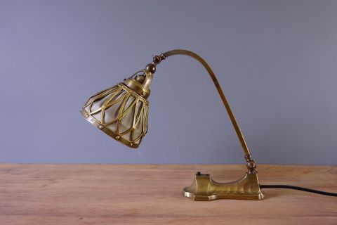 Art Nouveau Jugendstil lamp Bausch & Lomb