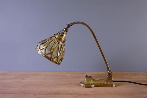 Art Nouveau Jugendstil lamp Bausch & Lomb