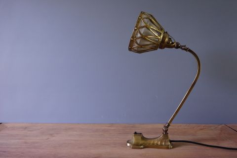 Art Nouveau Jugendstil lamp Bausch & Lomb