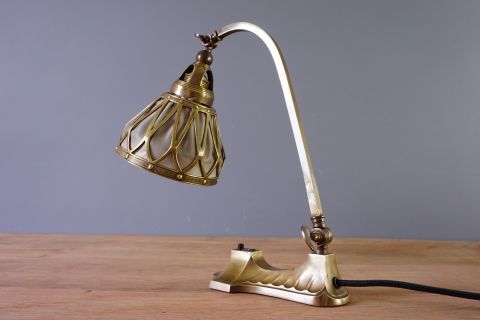Art Nouveau Jugendstil lamp Bausch & Lomb