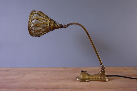 Art Nouveau Jugendstil lamp Bausch & Lomb