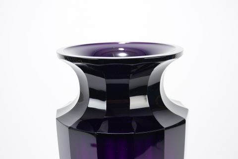 Jugendstil XXL Bodenvase Moser Karlsbad