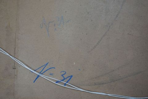 Julius Bretz Kreidezeichnung