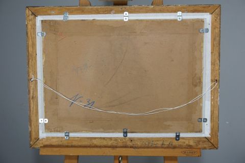 Julius Bretz Kreidezeichnung