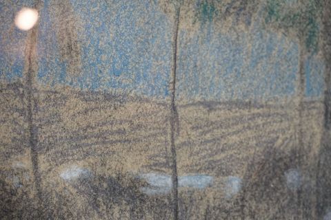 Julius Bretz Chalk Drawing