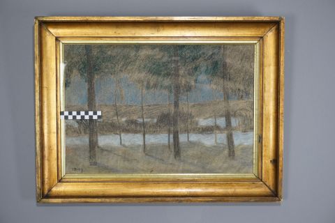 Julius Bretz Chalk Drawing