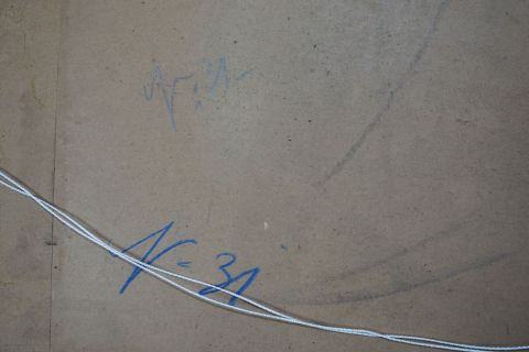 Julius Bretz Kreidezeichnung