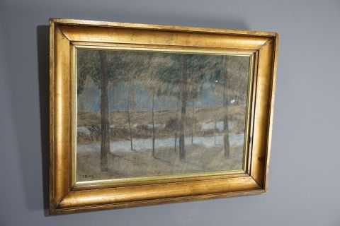 Julius Bretz Chalk Drawing