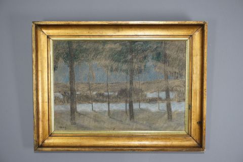 Julius Bretz Chalk Drawing