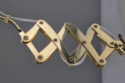 Kaiser Idell Scherenlampe Messing 6778