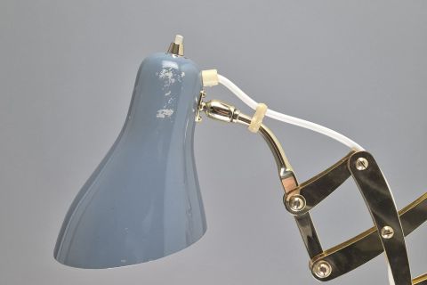 Kaiser Idell Scherenlampe Messing 6778