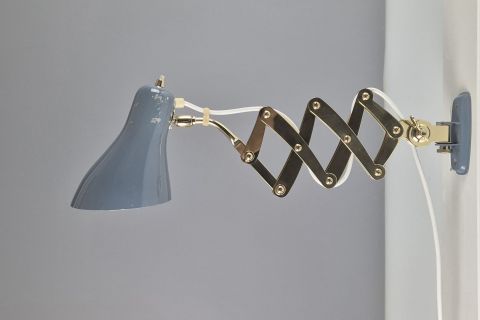 Kaiser Idell Scherenlampe Messing 6778