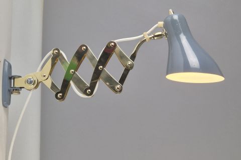 Kaiser Idell Scherenlampe Messing 6778