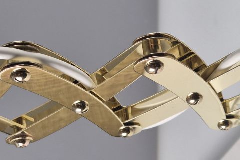 Kaiser Idell Scherenlampe Messing 6778