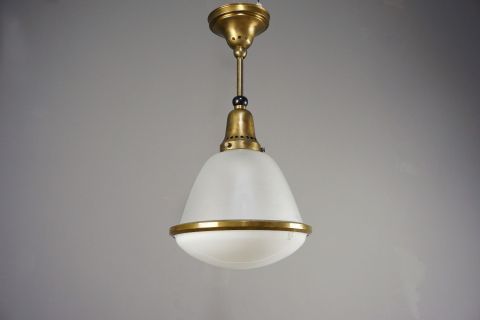 Kandem Glas Deckenleuchte von 1927