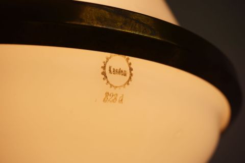 Kandem Glas Deckenleuchte von 1927