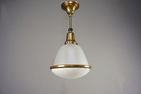 Kandem Glas Deckenleuchte von 1927